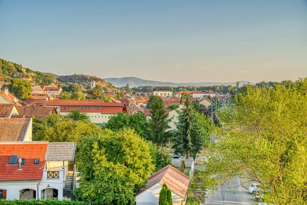 View Old Town Tokaj Hungary — Stockfoto