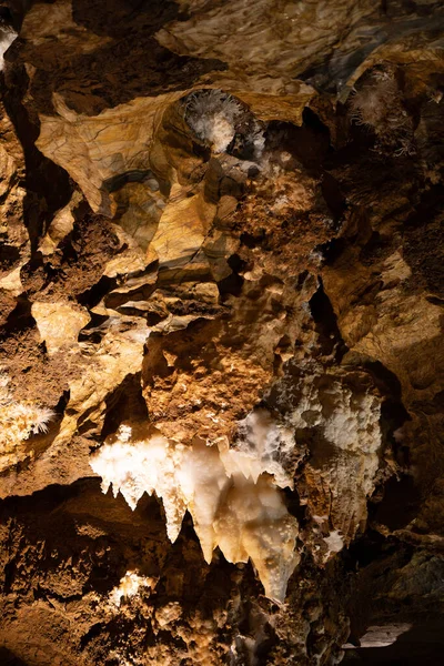 Ochtinska Aragonite Cave Slovakia — Stockfoto