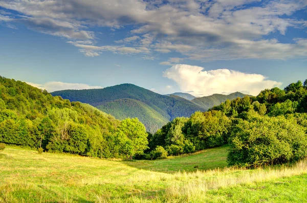 Morning Nature Landscape Mountains Vlkolinec Slovakia — Stok fotoğraf