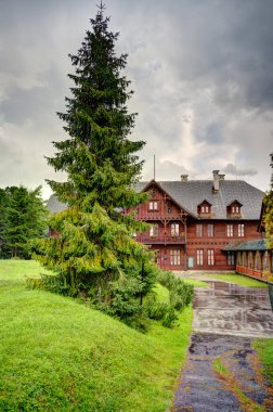 Tatransk Javorina, Slovakya 'daki Kont Hohenlohe' un av kulübesi.