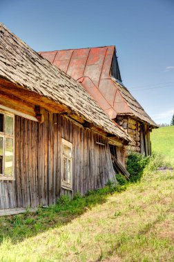 Zdiar Köyü Manzarası, Poprad Bölgesi, İspanya Presov Bölgesi, Kuzey Slovakya
