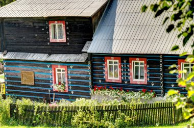 Zdiar Köyü Manzarası, Poprad Bölgesi, İspanya Presov Bölgesi, Kuzey Slovakya