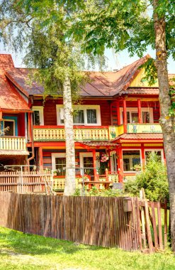 Zdiar Köyü Manzarası, Poprad Bölgesi, İspanya Presov Bölgesi, Kuzey Slovakya