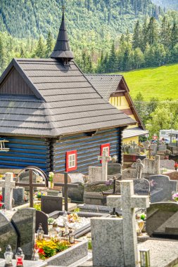 Zdiar Köyü Manzarası, Poprad Bölgesi, İspanya Presov Bölgesi, Kuzey Slovakya