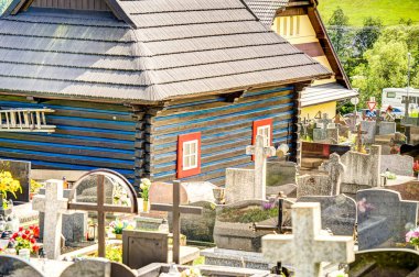 Zdiar Köyü Manzarası, Poprad Bölgesi, İspanya Presov Bölgesi, Kuzey Slovakya