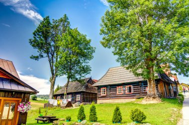 Zdiar Köyü Manzarası, Poprad Bölgesi, İspanya Presov Bölgesi, Kuzey Slovakya