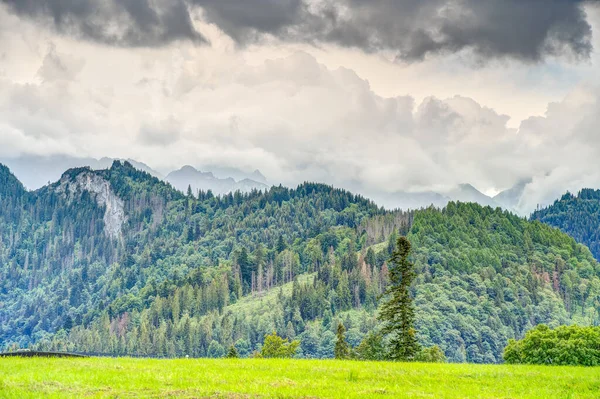 斯洛伐克共和国Tatranska Javorina村的Tatras高山 — 图库照片