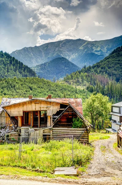 Zdiar Landsby Udsigt Poprad District Presov Regionen Spis Det Nordlige - Stock-foto