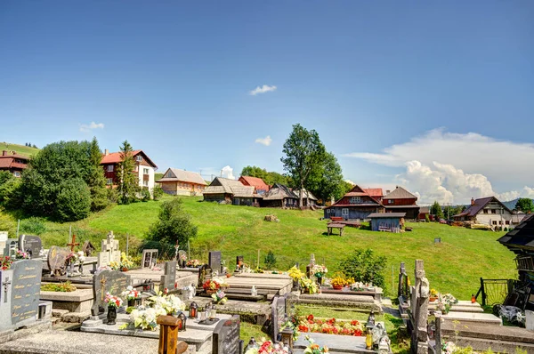 Zdiar Village View Poprad District Presov Region Spis Northern Slovakia — Stock Photo, Image