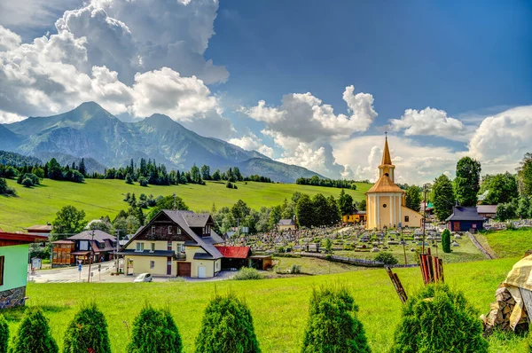 Zdiar Village View Poprad District Presov Region Spis Northern Slovakia — Stock Photo, Image