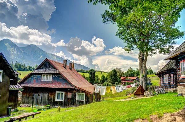 Zdiar Village View Poprad District Presov Region Spis Northern Slovakia — Stock Photo, Image