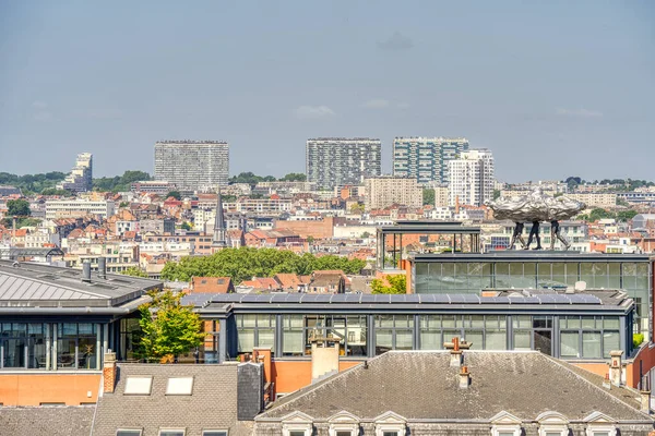Brusel Belgie Červenec 2014 Historické Centrum Slunečného Počasí — Stock fotografie
