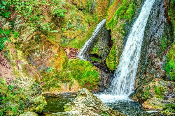 Lillafred Macaristan Ağustos 2022 Yaz Mevsiminde Resim Gölü Tatil Beldesi — Stok fotoğraf