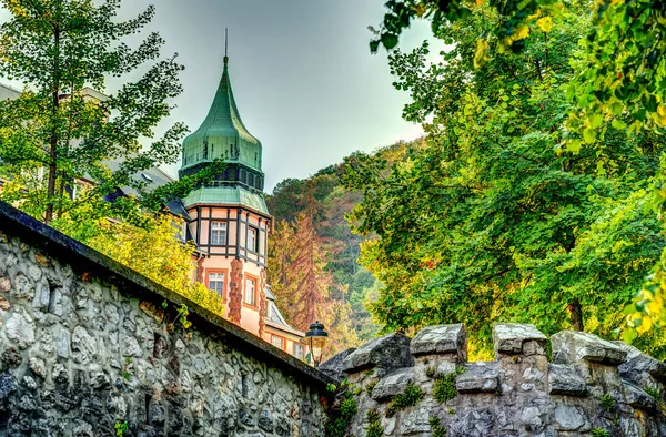 Lillafred Hungary August 2022 Picturesque Lakeside Resort Summer Time — Stock Photo, Image