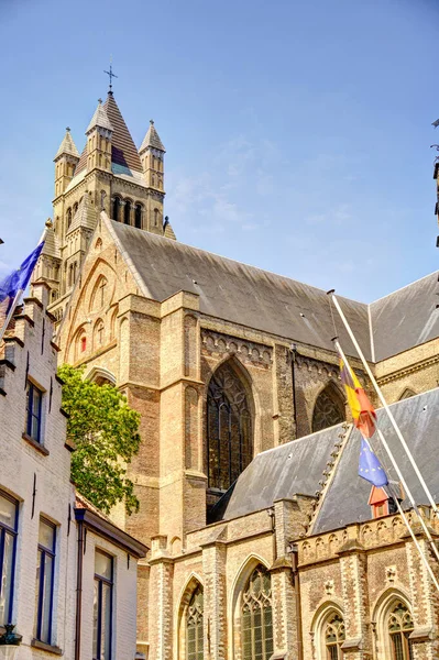 Brussel België Mei 2022 Historisch Centrum Bij Zonnig Weer Hdr — Stockfoto