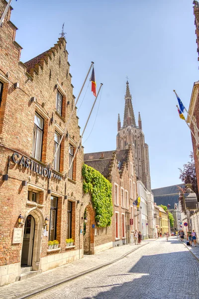 Brussel België Mei 2022 Historisch Centrum Bij Zonnig Weer Hdr — Stockfoto