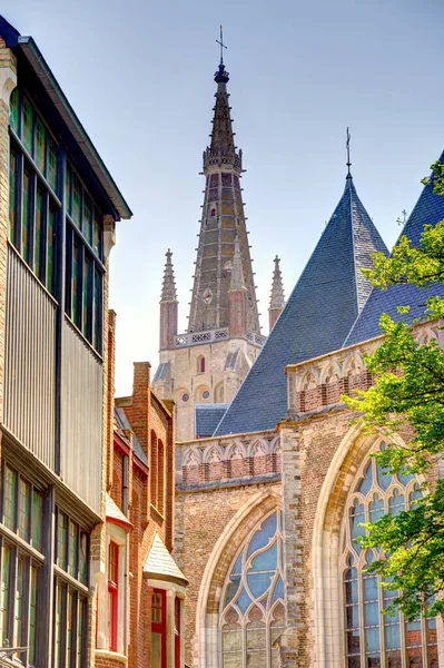 Brussel België Mei 2022 Historisch Centrum Bij Zonnig Weer Hdr — Stockfoto