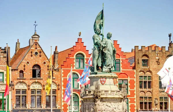 Brussel België Mei 2022 Historisch Centrum Bij Zonnig Weer Hdr — Stockfoto