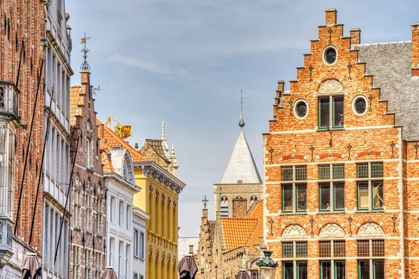 Bryssel Belgien Maj 2022 Historiska Centrum Soligt Väder Hdr Bild — Stockfoto