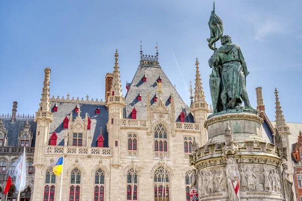 Brussel België Mei 2022 Historisch Centrum Bij Zonnig Weer Hdr — Stockfoto