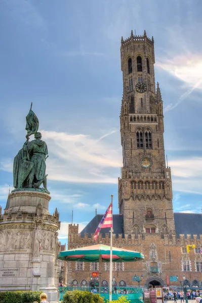 Brussel België Mei 2022 Historisch Centrum Bij Zonnig Weer Hdr — Stockfoto