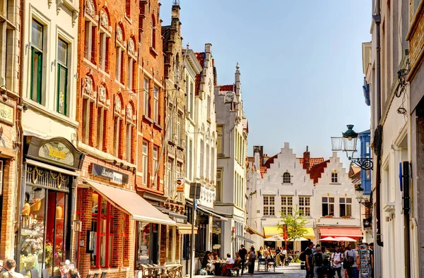 Bryssel Belgien Maj 2022 Historiska Centrum Soligt Väder Hdr Bild — Stockfoto