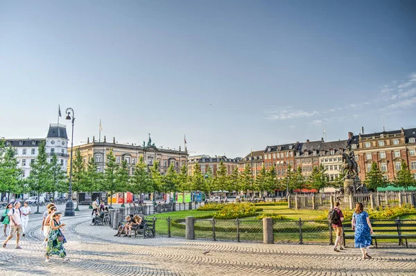 Kodaň Historické Centrum Pohled Dánsko Pobřežní Ostrovy Zélandu Amager — Stock fotografie