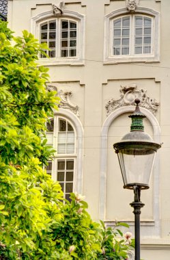 Kopenhag, Danimarka - Temmuz 2015: Yaz mevsiminde tarihi merkez