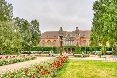 Kopenhag, Danimarka - Temmuz 2015: Yaz mevsiminde tarihi merkez