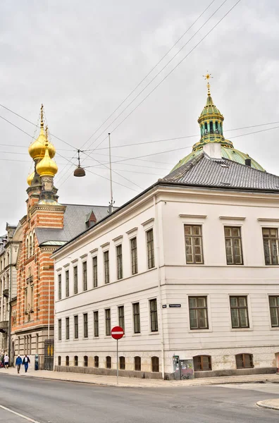 Kopenhaga Dania Lipiec 2015 Historyczne Centrum Latem — Zdjęcie stockowe