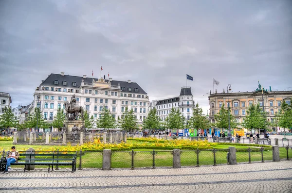 Kodaň Dánsko Červenec 2015 Historické Centrum Letním Období — Stock fotografie