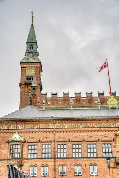 Kopenhag Danimarka Temmuz 2015 Yaz Mevsiminde Tarihi Merkez — Stok fotoğraf