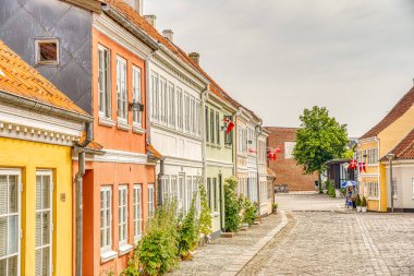 Odense, Danimarka - Ağustos 2022: Yazın Tarihi Merkez