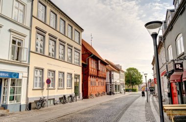 Odense, Danimarka - Ağustos 2022: Yazın Tarihi Merkez