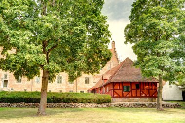 Odense, Danimarka - Ağustos 2022: Yazın Tarihi Merkez