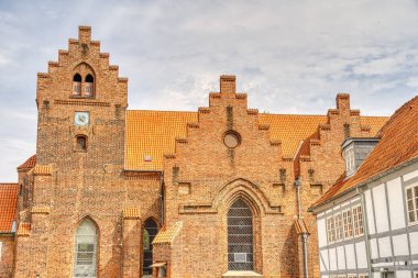 Odense, Danimarka - Ağustos 2022: Yazın Tarihi Merkez