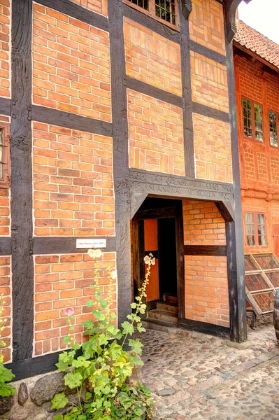 Odense Denemarken Augustus 2022 Historisch Centrum Zomer — Stockfoto