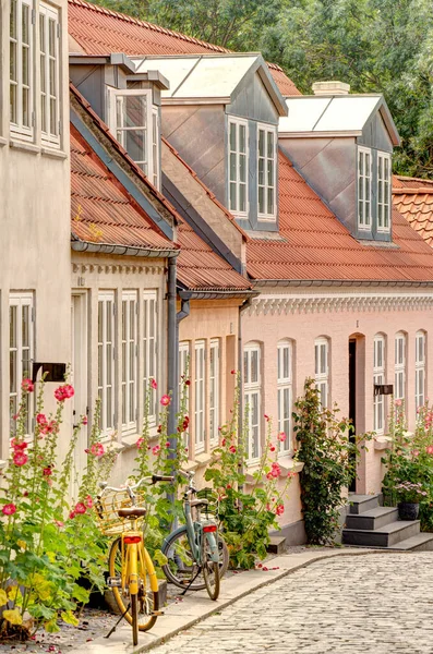 Odense Denmark August 2022 Historical Center Summertime — Stock Photo, Image