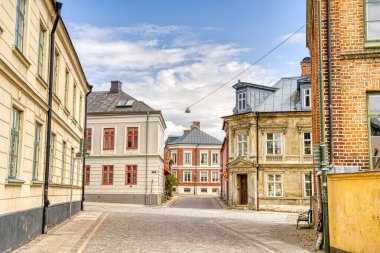 Lund, İsveç - Temmuz 2015: Yazın tarihi merkez