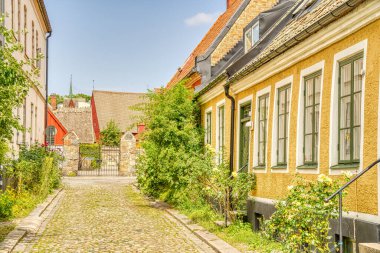 Lund, İsveç - Temmuz 2015: Yazın tarihi merkez