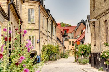 Lund, İsveç - Temmuz 2015: Yazın tarihi merkez