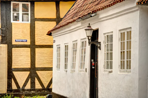 Ribe, Danimarka - Temmuz 2015: Yazın Tarihi Merkez