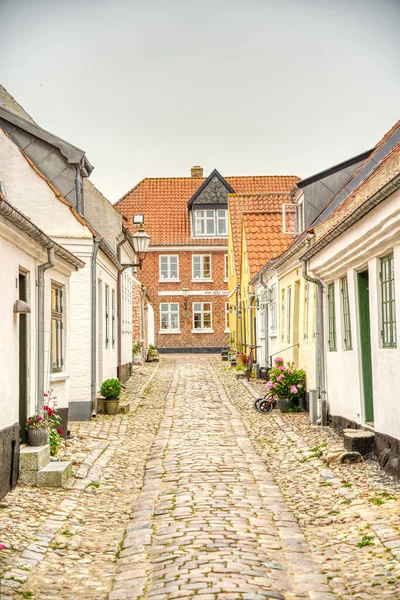 Ribe, Danimarka - Temmuz 2015: Yazın Tarihi Merkez