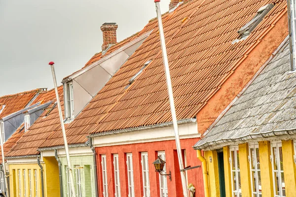 Ribe Dinamarca Julho 2015 Centro Histórico Verão — Fotografia de Stock