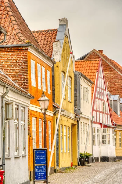 Ribe, Danimarka - Temmuz 2015: Yazın Tarihi Merkez