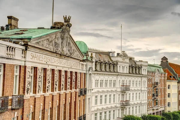 Helsingborg Suecia Agosto 2022 Centro Histórico Clima Nublado —  Fotos de Stock