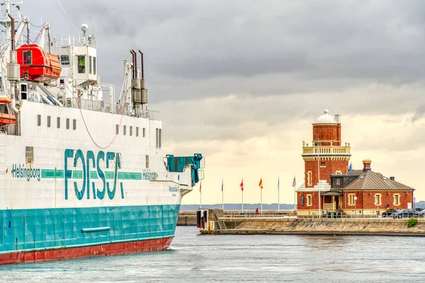 Helsingborg Suecia Agosto 2022 Centro Histórico Clima Nublado — Foto de Stock