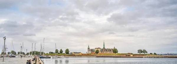 Helsingor Dänemark August 2022 Historisches Zentrum Bei Bewölktem Wetter — Stockfoto