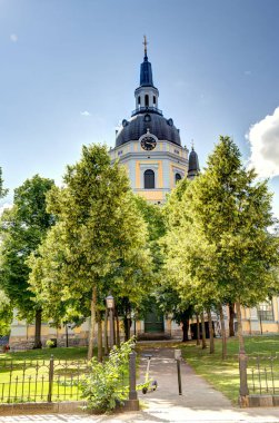 Stockholm, İsveç - Ağustos 2022: Stockholm Tarih Merkezi 'nde HDR Görüntü