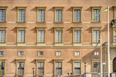 Stockholm, İsveç - Ağustos 2022: Stockholm Tarih Merkezi 'nde HDR Görüntü